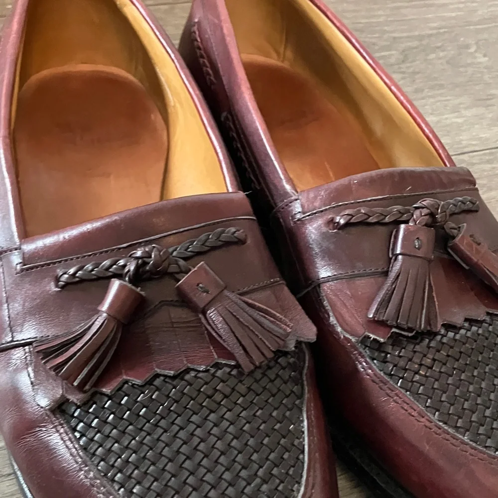 Allen Edmonds Cody Mens 10D Classic Leather Loafers Old Money Country Club